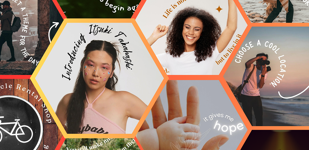 Curve Text On Photo : ImageAI banner