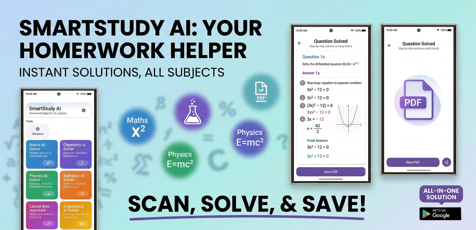 SmartStudy AI Math Solver banner